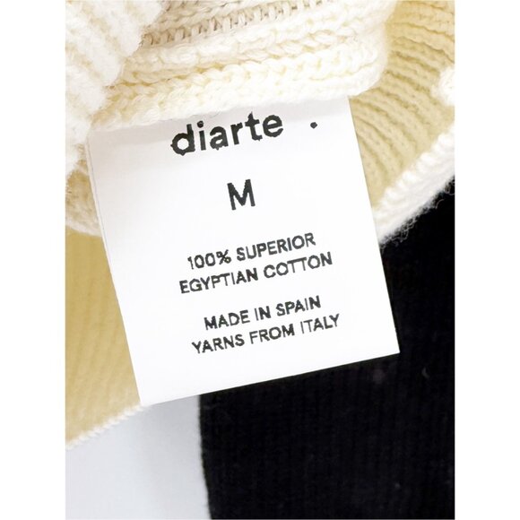 Color Block V-Neck Knit Cardigan Sweater by diarte . M - Picture 9 of 11